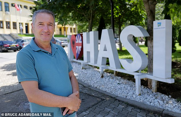 Jahir Cahani pictured in Has town centre. The 50-year-old former schoolteacher, who has witnessed first-hand the town's dramatic demographic change