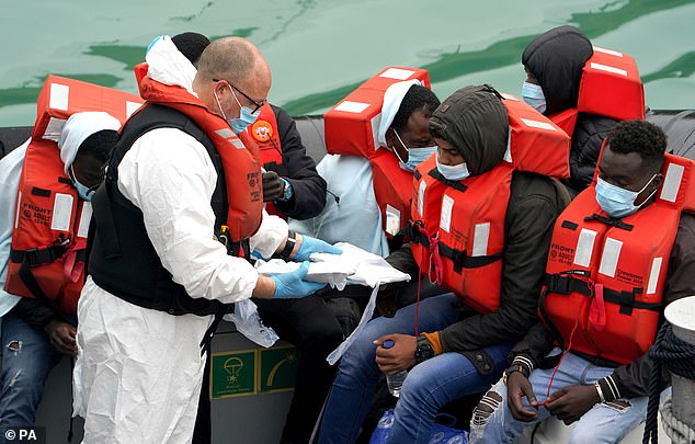 In 2022 alone, 13,000 Albanians ¿ some just schoolboys ¿ slipped illegally into the UK by boat in the belief that Britain is a land of milk and honey (File image)