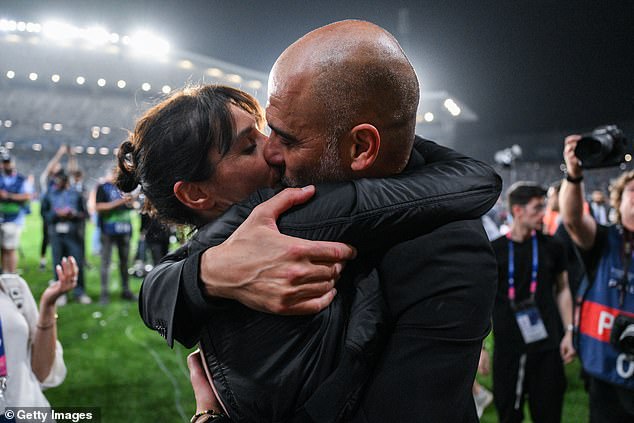 Manchester City manager Guardiola and Serra split earlier this year after 30 years together