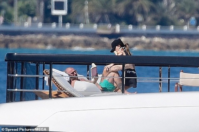 David and Victoria have been holidaying on their yacht, Seven, off the coast of the French Riviera with their family