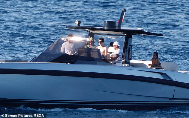 They transferred to a much smaller vessel