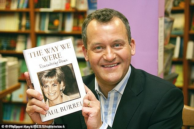 Nearly 23 years after being accused ¿ and cleared ¿ of stealing £4.5million of Princess Diana's possessions, Paul Burrell is unveiling his third memoir - 22 years after his first effort (pictured)