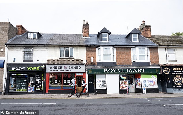 Pictured: Bedford town centre, which has been described as being in decline due to a rise in online shopping and out-of-town retail parks, alongside being 'ravaged' by the pandemic