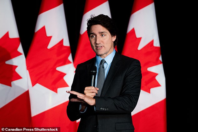 Former Canadian prime minister Justin Trudeau separated from his wife Sophie Grégoire in 2023 after 18 years of marriage