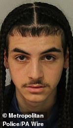 Amin Alliche, 18, from Camden, north London