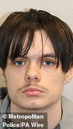 Alfie Hipple, 18, from Camden, north London