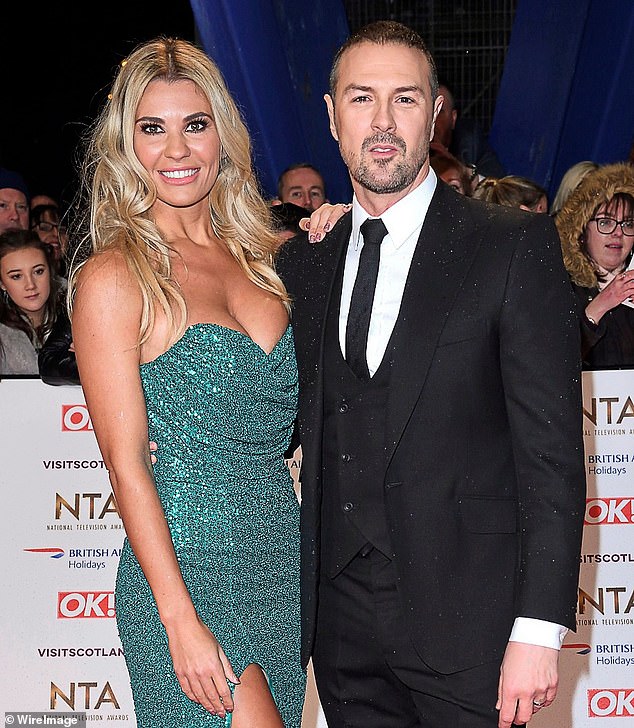 Christine with Paddy at the National Television Awards, 2019.