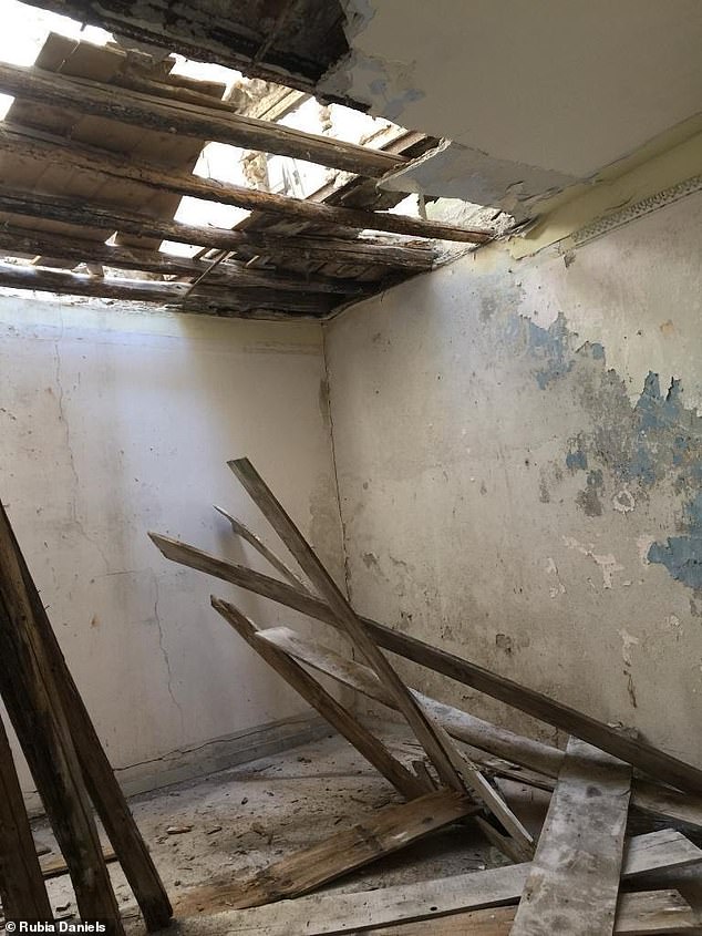 Taking the plunge: None of the ¿1 houses were in a good state of repair when Rubia got them