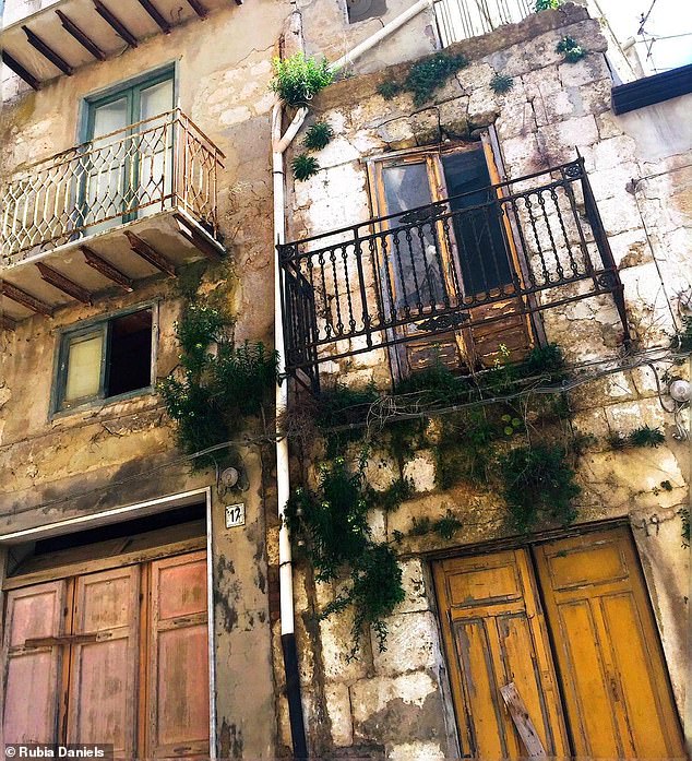 Needs some work: One of the ¿1 houses Rubia purchased in Sicily before renovation works