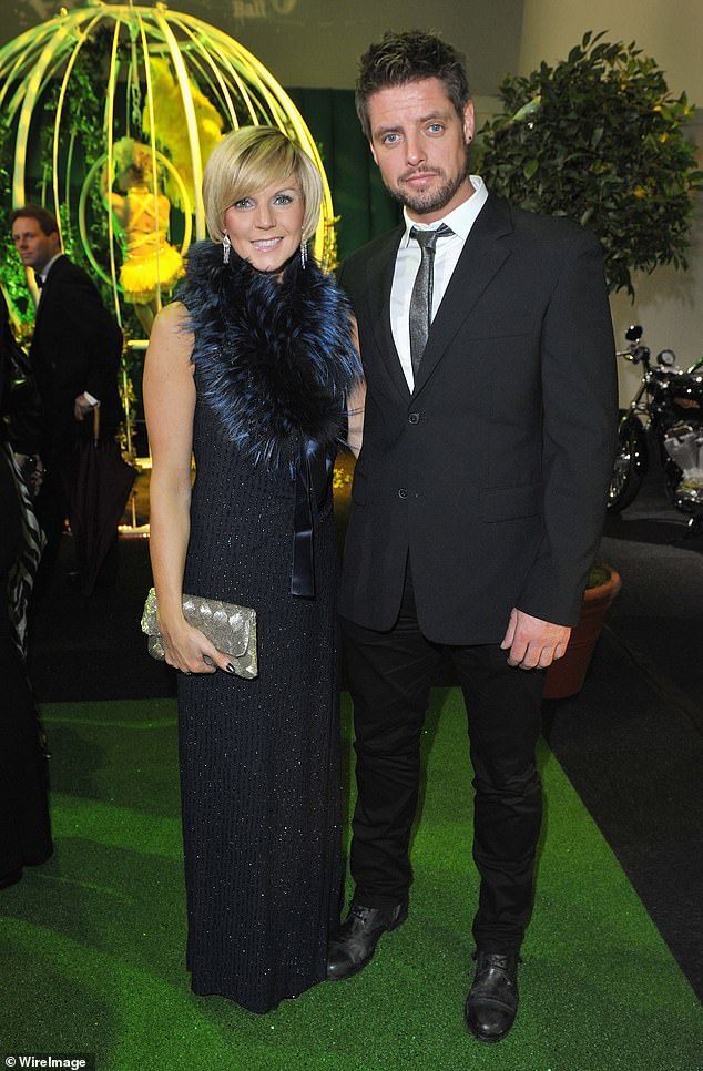 Graham is the brother of Boyzone star Keith Duffy's wife Lisa (pictured together)