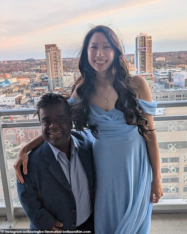 Anita soon realised Tim was everything she was looking for in a husband; he was kind and thoughtful, with 'no red flags', and she confessed that when she thought about the list of qualities she wanted in a future partner, she 'never prayed for someone tall'