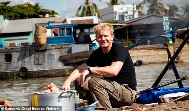 Digby also filmed with Gordon Ramsay when he travelled to Vietnam to learn how to prepare famous local dishes for Gordon¿s Great Escape