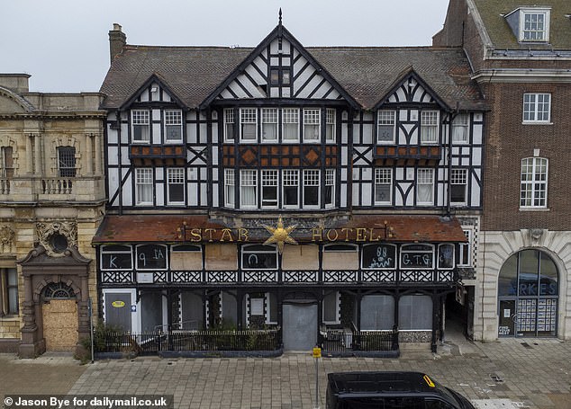 The Star Hotel, which occupies a grade-II listed building, was abandoned in 2020 but in 2023 also suffered a suspected arson attack