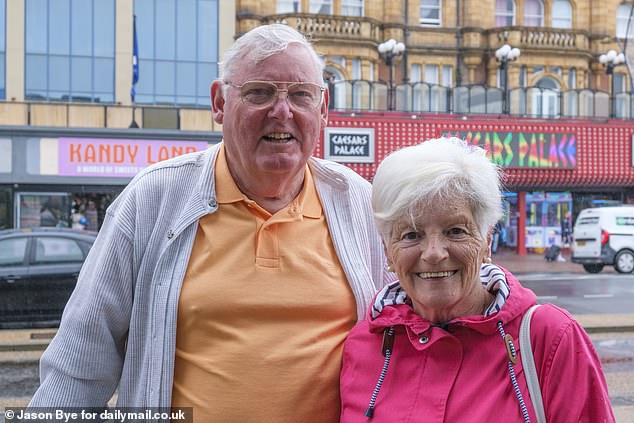 John Quinn, 78, and Rita Smith, also 78, said 'We¿ve been to a few English resorts, Blackpool, Morecambe, Scarborough and Skegness, and this is the nicest', though they said 'some of the back streets are a bit run-down'