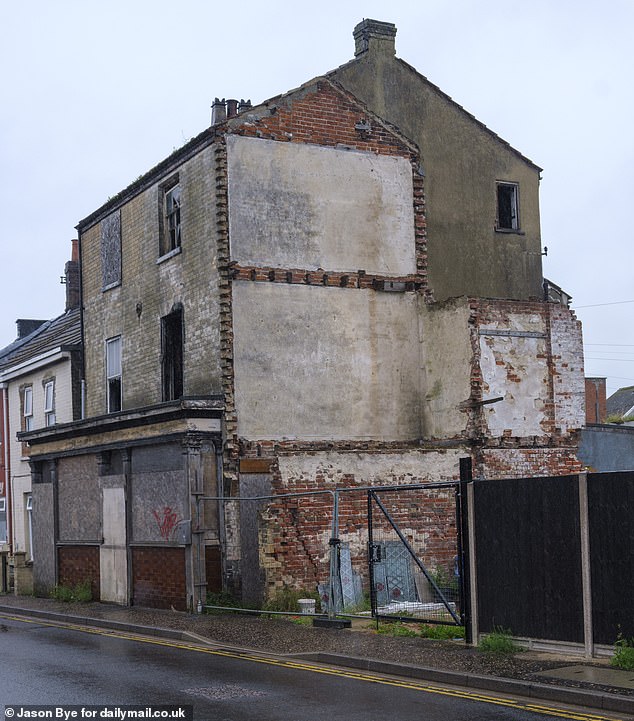 Pictured: The former Trinity Arms pub on Southgates Road in Great Yarmouth has been shut for more than half a century
