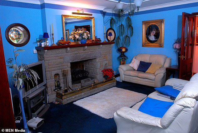 BEFORE: A colourful man, many of John's entertaining spaces were bright and homely