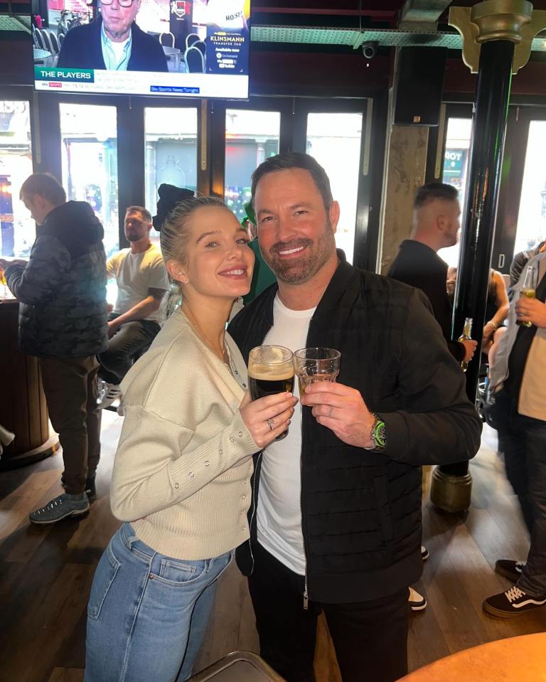 Helen Flanagan and Robbie enjoying a night out.