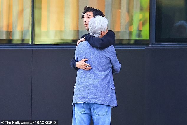Denise and Matty then stood up and embraced, before seemingly heading inside