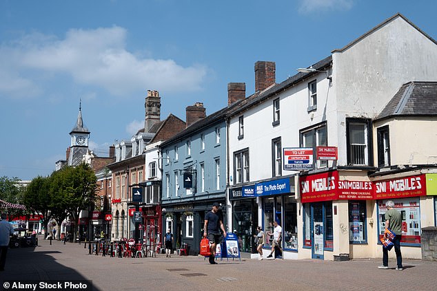 FILE PHOTO: Nuneaton town centre, Warwickshire, England, UK