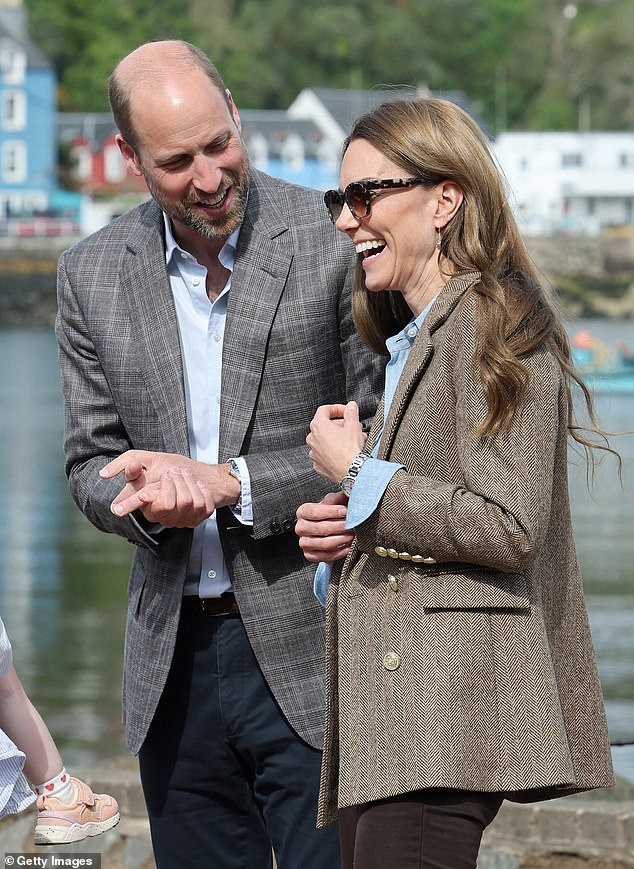 The Prince and Princess of Wales (pictured) have been very enthusiastic about a certain brand of rosé lately