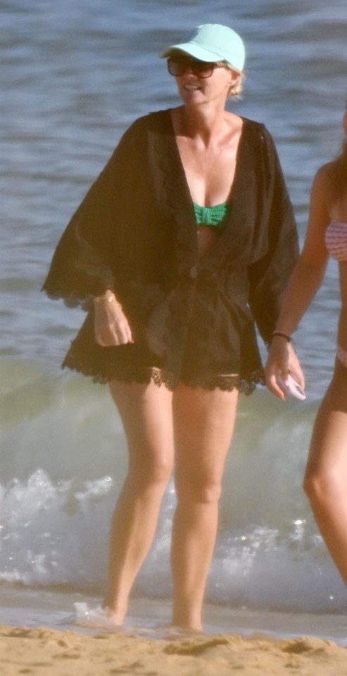 Anne-Marie Corbett at the beach in Portugal.