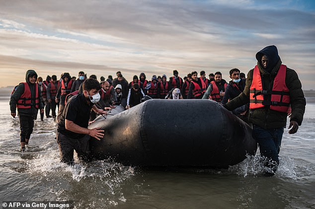 Around 80 percent of migrants arriving to the UK by small boats say they used social media to find someone associated with a criminal gang who could smuggle them into the country