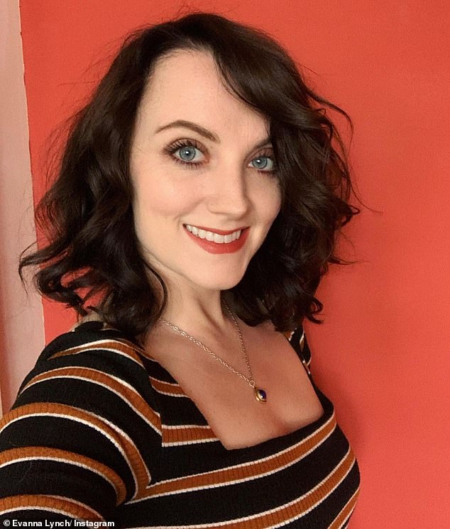 The Harry Potter star pictured above looks completely different from her days playing Luna Lovegood after undergoing a dramatic hair transformation