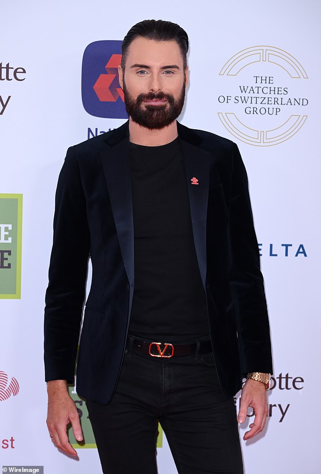 Rylan Clark attends The Prince's Trust and TKMaxx & Homesense Awards 2023 at Theatre Royal Drury Lane on May 16, 2023 in London