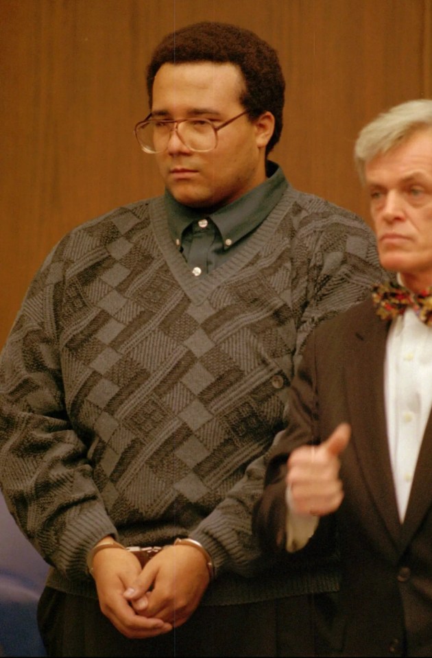 Charles Jaynes in handcuffs at his arraignment.