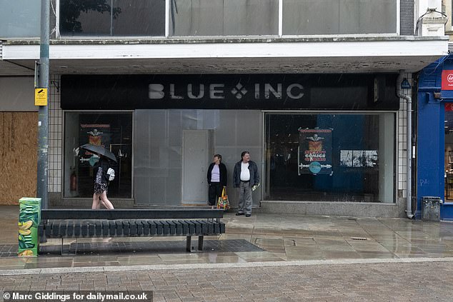 A Blue Inc has sat vacant since 2016 and has remained shuttered