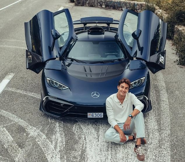 Russell now owns his dream car, a £2.5m Mercedes AMG ONE, which is a limited edition