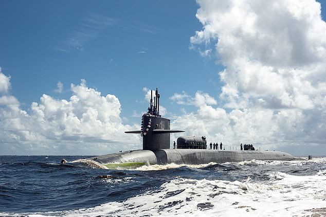 The US has a total of 14 Ohio Class nuclear-powered submarines, each capable of carrying up to 24 Trident II D5 ballistic missiles that can deliver multiple thermonuclear warheads up to 4,600 miles