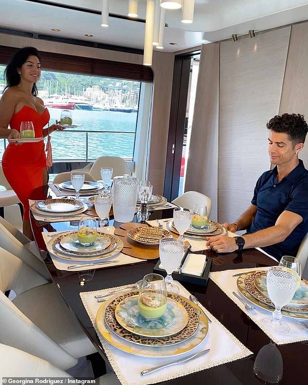 The legendary footballer, his partner Georgina Rodriguez and their children were recently spotted on the yacht in Mallorca as they enjoyed his summer break