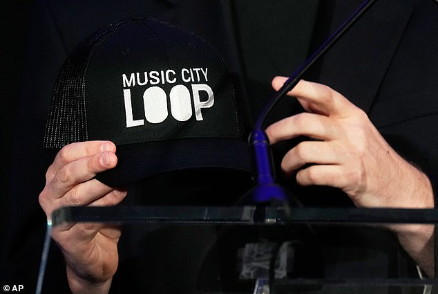 The 'Music City Loop' will use zero-emissions electric vehicles to take passengers from the airport to the city in just 8 minutes