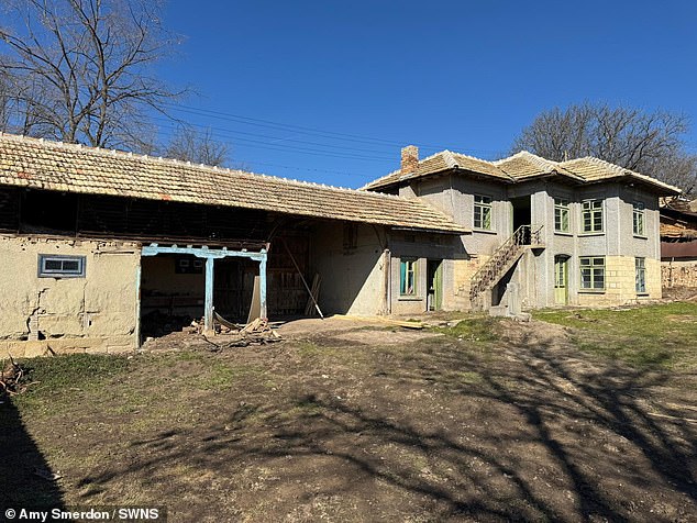 Amy began looking at properties in Bulgaria and when her grandad left her inheritance they were able to buy their current home in December 2024