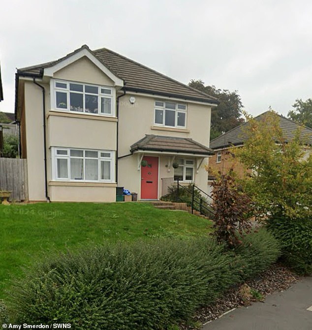 Amy was frustrated by the state of the UK, the judgement on parenting and the cost of living and property prices. Pictured: The family's UK house