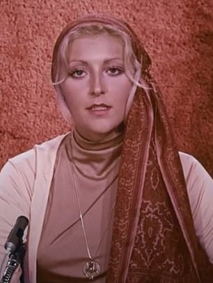 Christa - who bore a striking resemblance to Manson murder victim Sharon Tate - bled out under a car outside 9022 Lloyd Place. (Pictured in 1973's Let's Go For Broke)