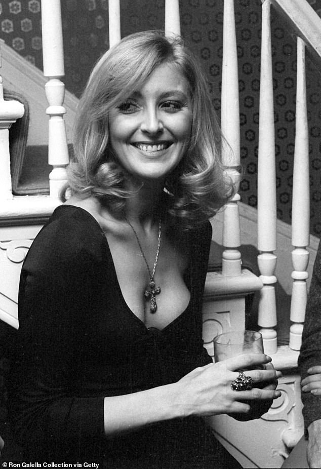 The B-list movie actress and famed party girl was stabbed 22 times with a butcher knife and attacked with a blunt object - with the sickening assault continuing even as she lay face down in her own blood. (Helm pictured in 1974)