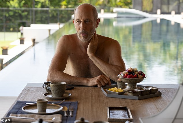 White Lotus star Jon Gries was among the 'earwitnesses' to the murder. (Pictured as Greg Hunt in the HBO series)