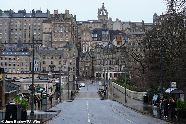 Like Glasgow, Edinburgh (pictured) has already seen a spate of firebombs as part of Mr Big's campaign to kill the Daniels and Richardsons