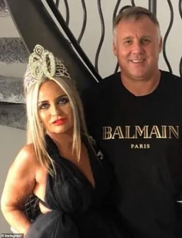 Notorious crime boss Jamie 'Iceman' Stevenson, who has been dubbed the Scottish Tony Soprano, with wife Caroline