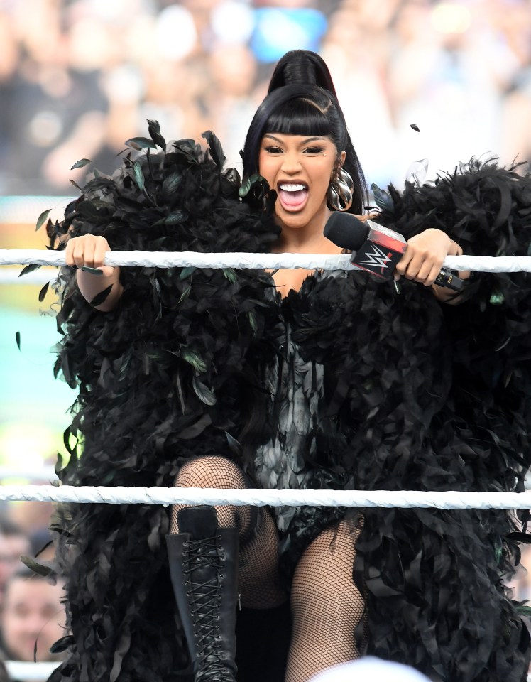 Cardi B hosting WWE SummerSlam.