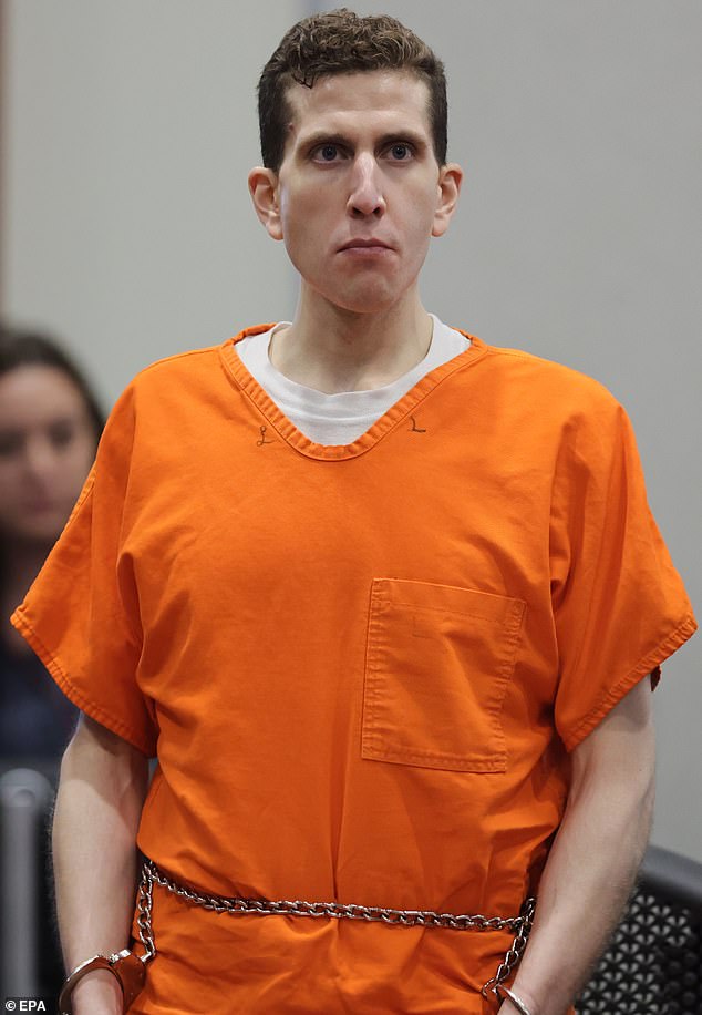 Kohberger was sentenced to life in prison on July 23 (pictured) as the victims' families spoke directly to him with their emotional and powerful impact statements