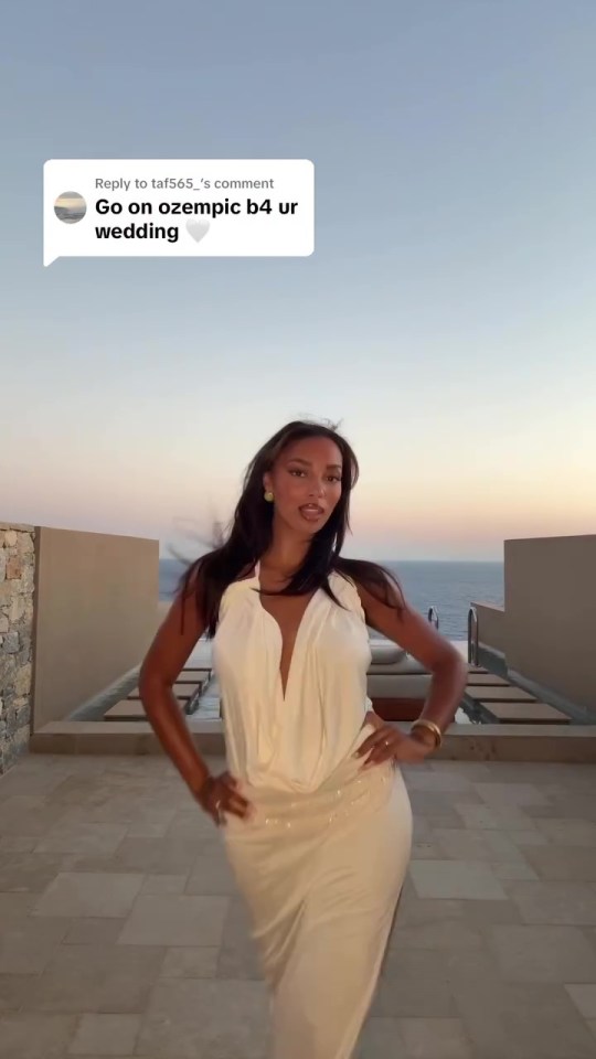 Uma Jammeh responds to a comment telling her to take Ozempic before her wedding.