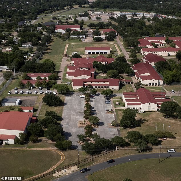 The low-security Federal Prison Camp Bryan in southeast Texas where Maxwell was moved on Thursday