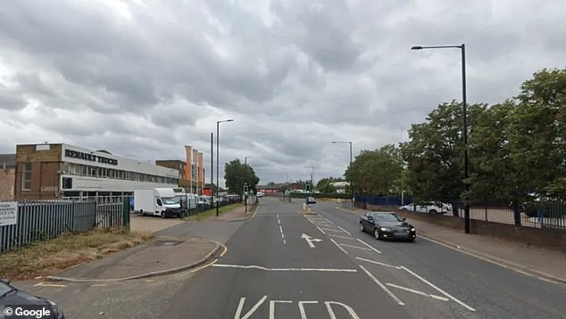Mollison Avenue in Brimsdown, a neighbourhood of Enfield, north London, where the crash took place