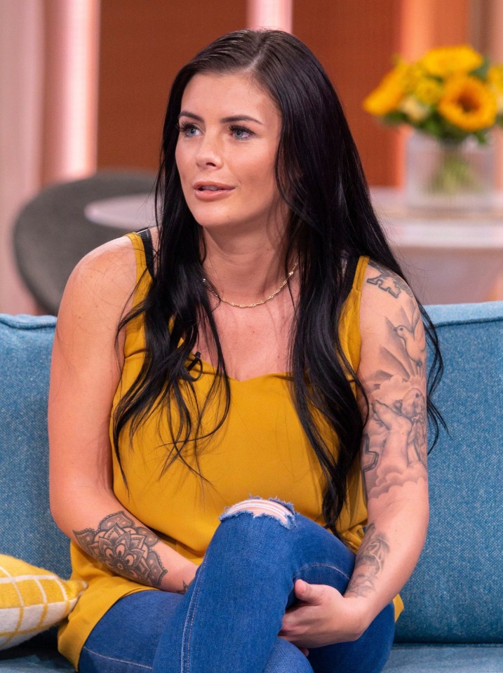 Callie Rogers on the "This Morning" TV show.