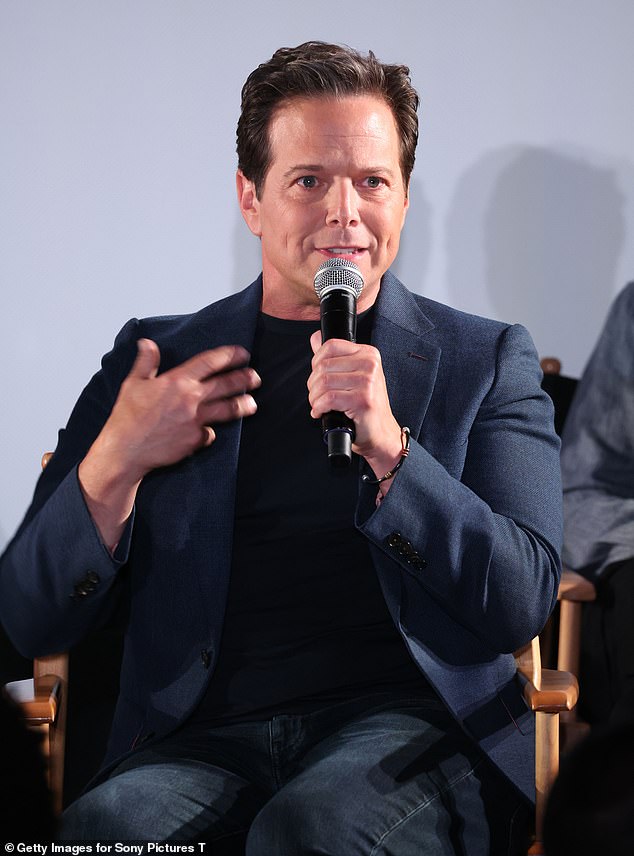 Scott Wolf, 57, has made headlines as of late amid his contentious split with his wife of 21 years, life coach Kelley Wolf, 48. Pictured in LA in May