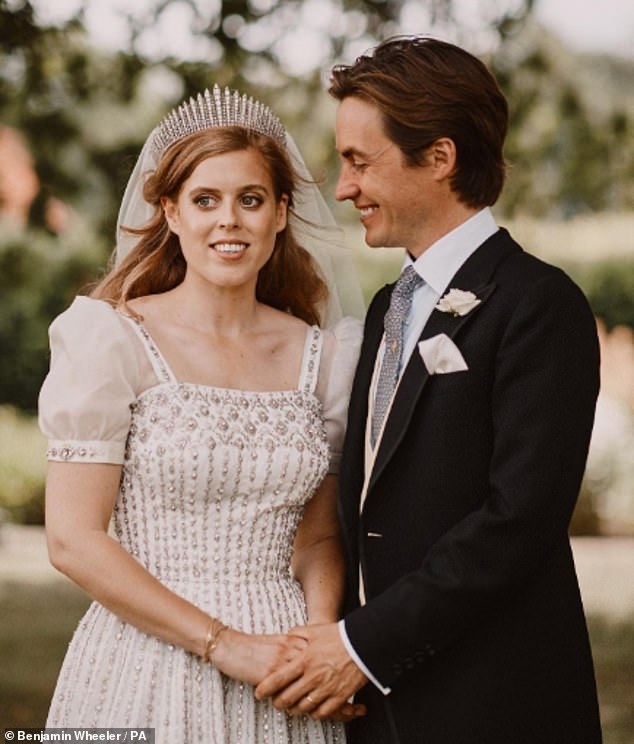 Princess Beatrice pictured with her husband, Edoardo Mapelli