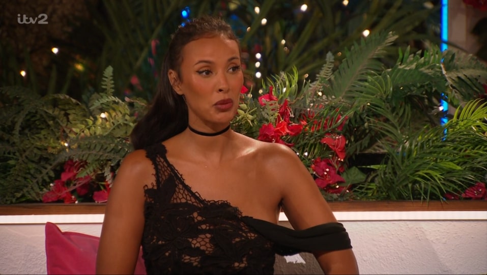 Meg and Dejon on Love Island Aftersun.